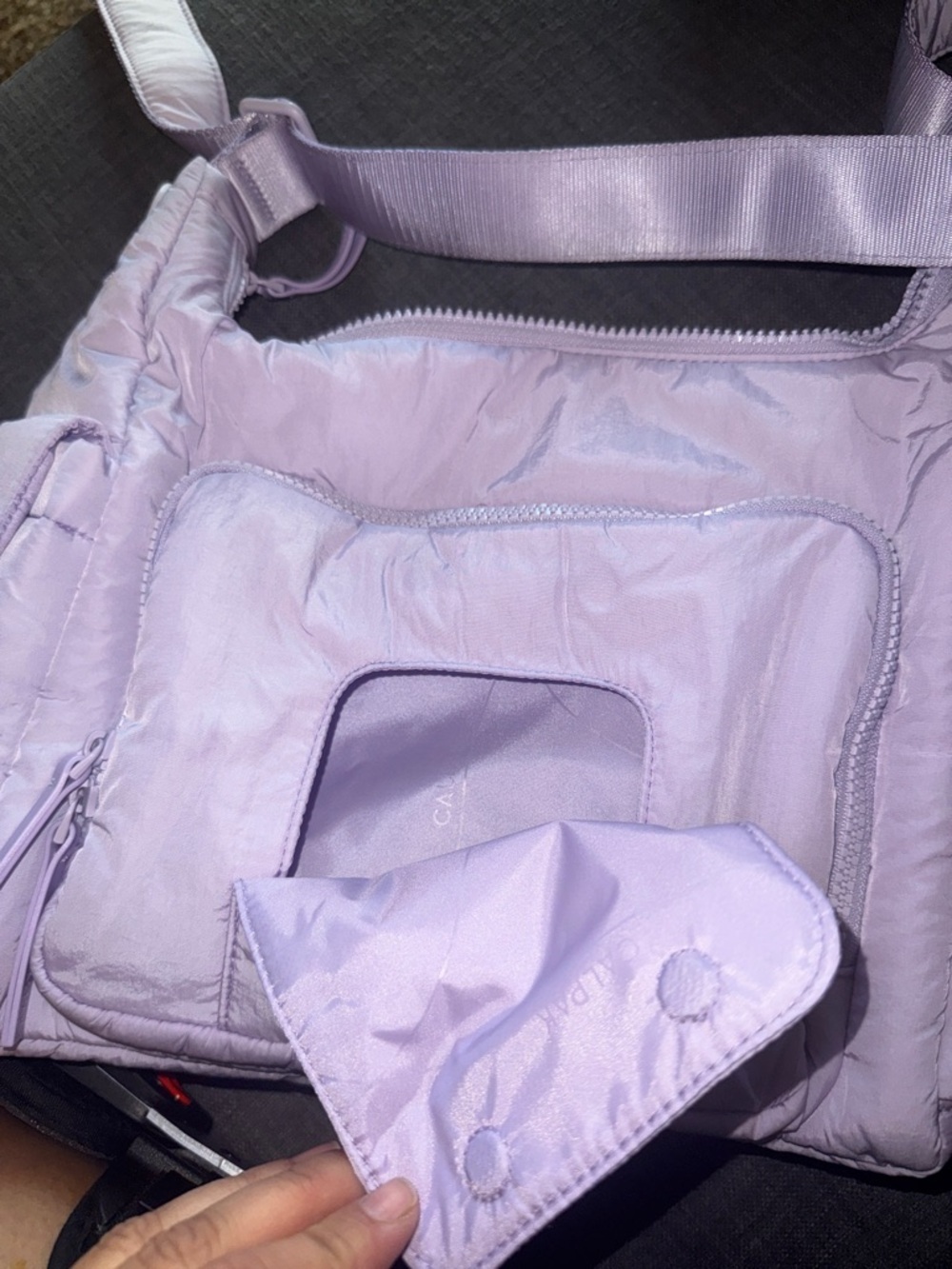 Calpak Crossbody Diaper Bag in Orchid - Picture 8 of 10
